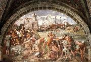 RAFFAELLO Sanzio The Battle of Ostia Spain oil painting artist